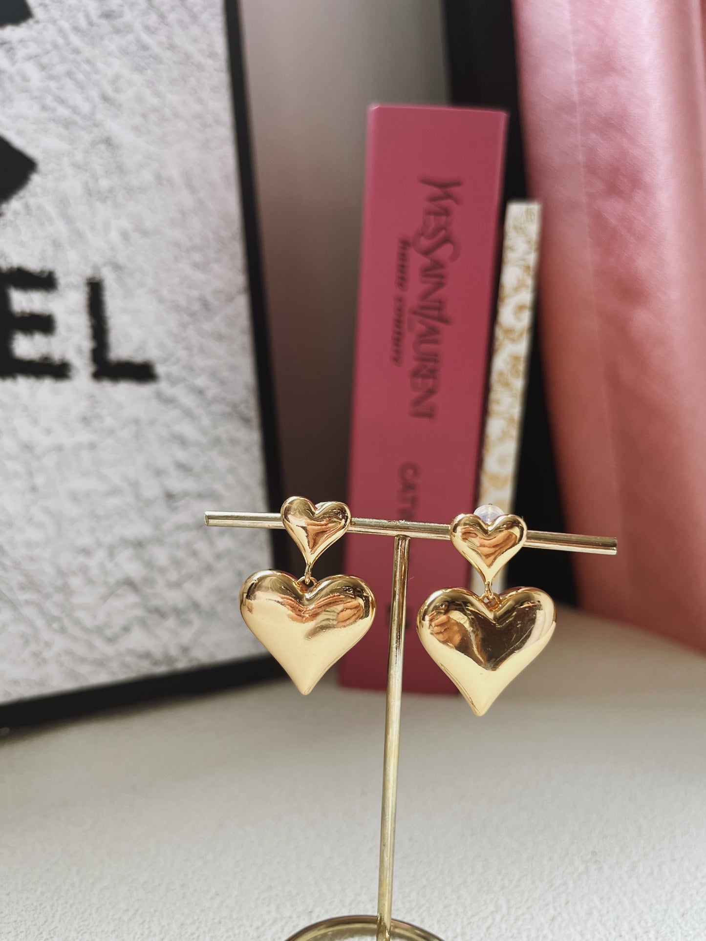 Amelia Heart earrings