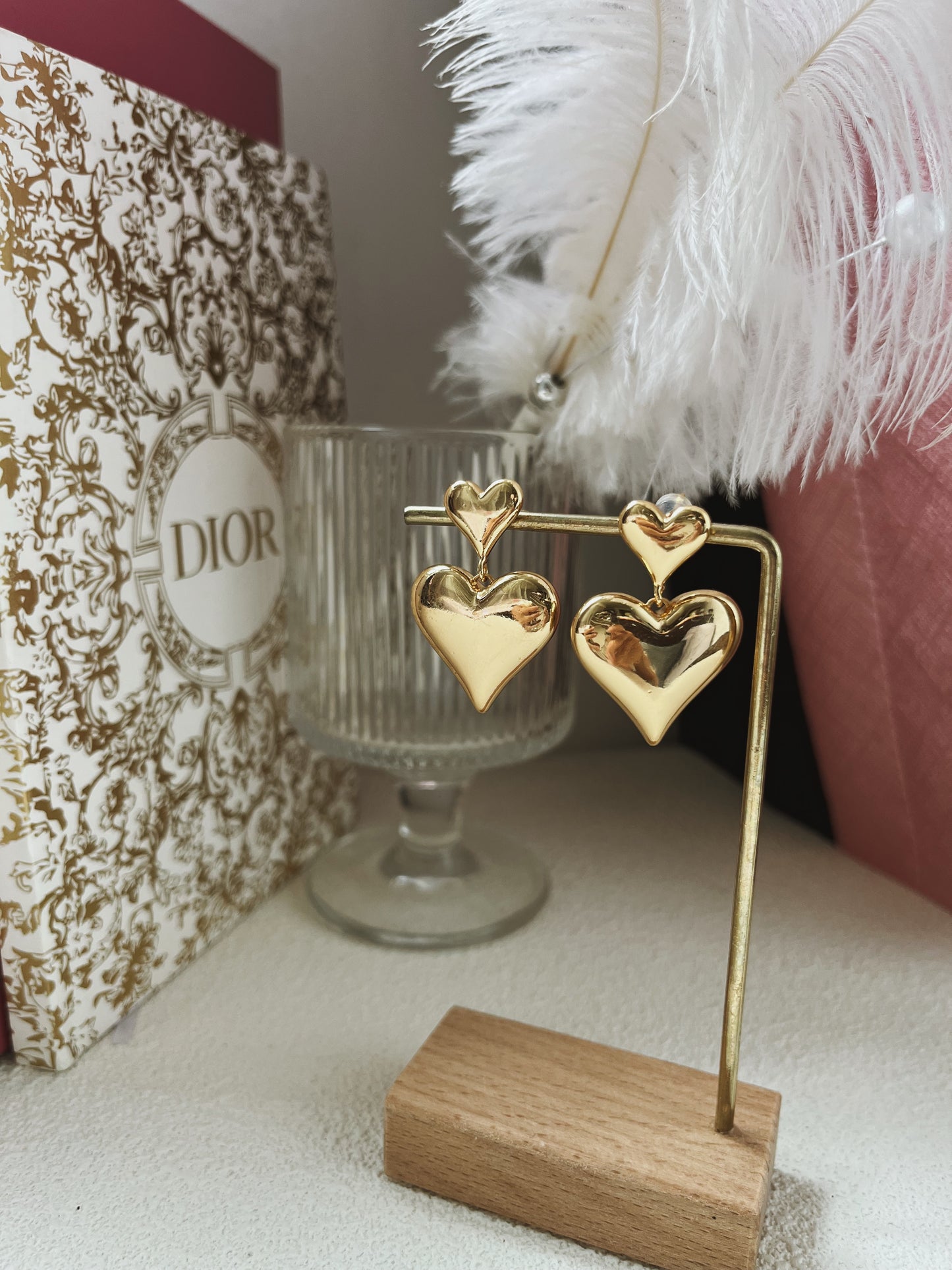 Amelia Heart earrings