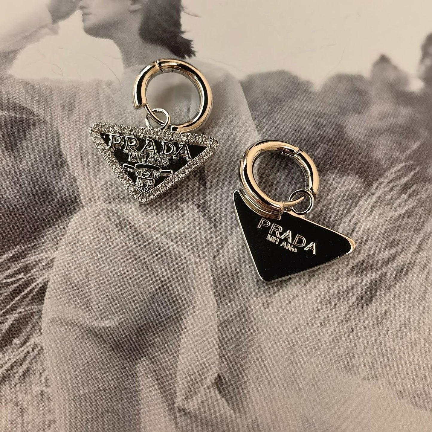 PD earring silver