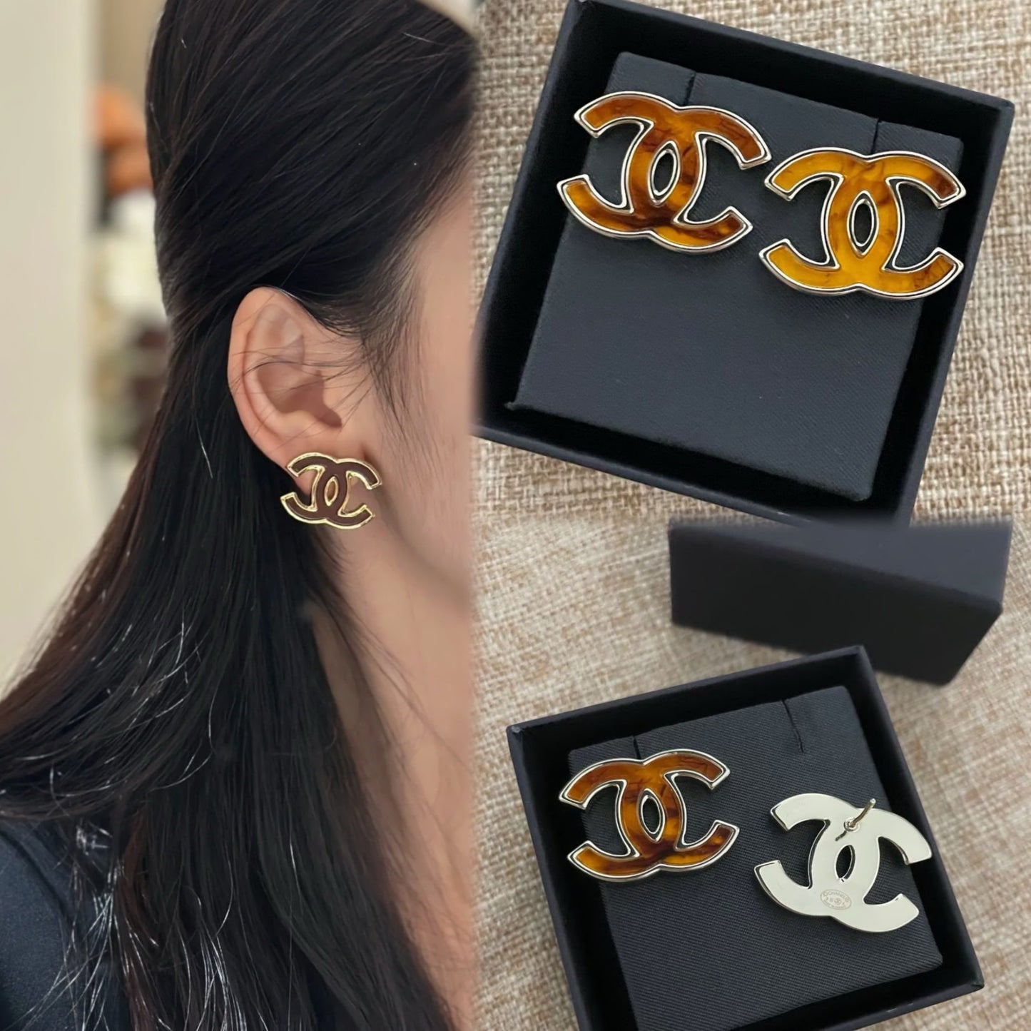 Cici amber earrings