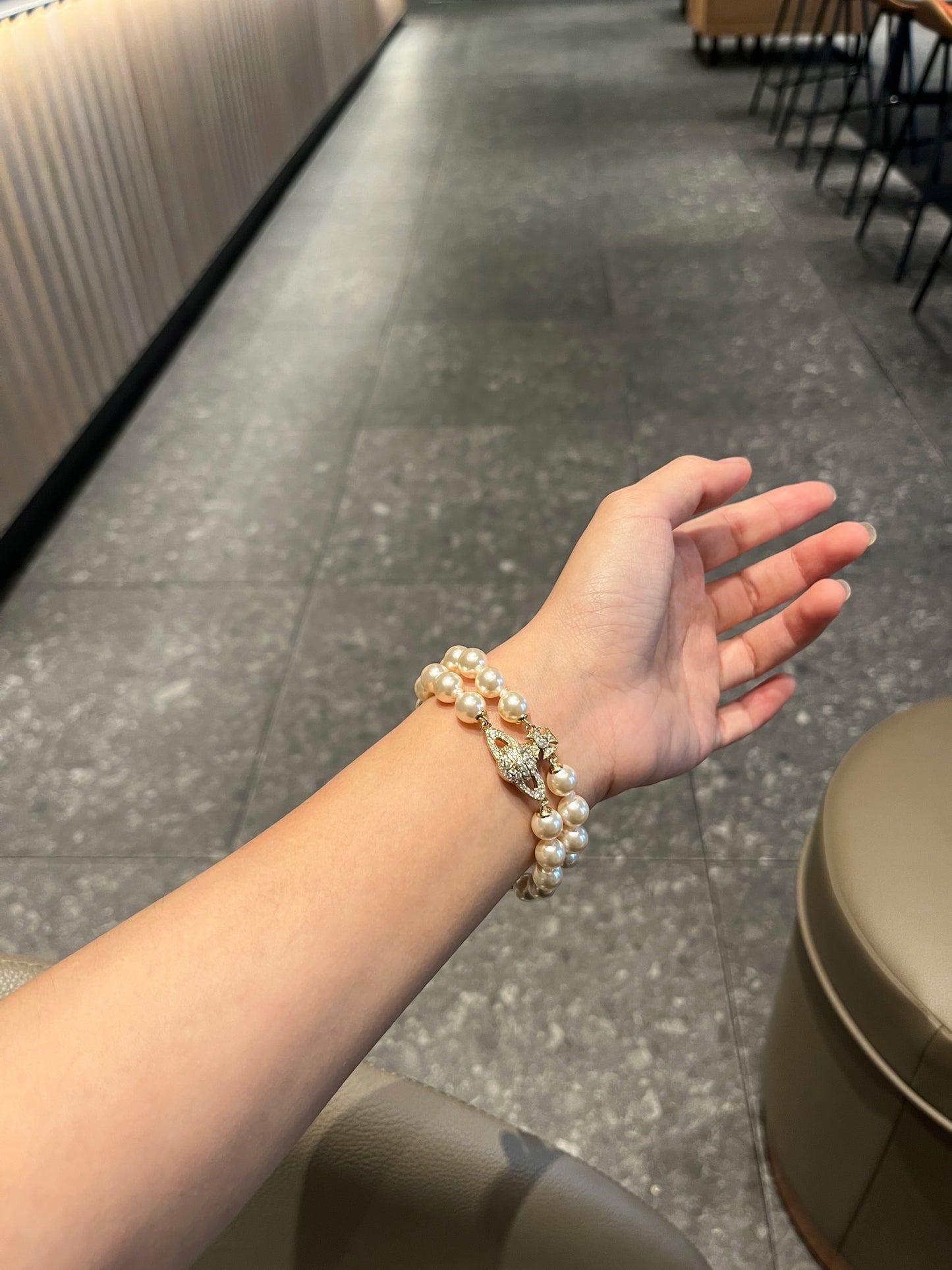 Vivan double pearl bracelet