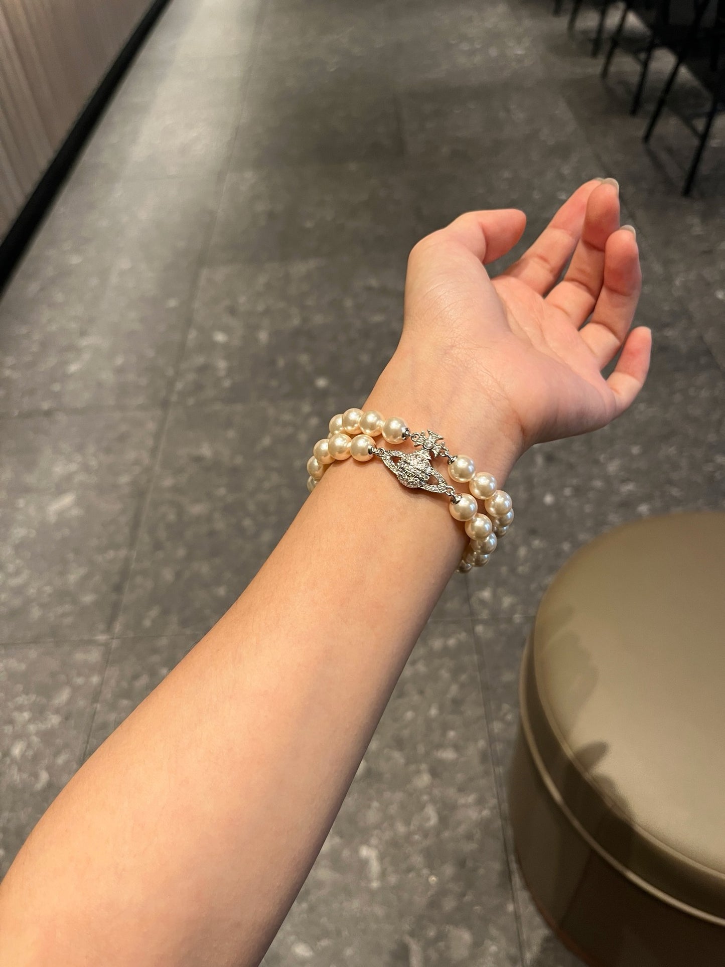 Vivan double pearl bracelet