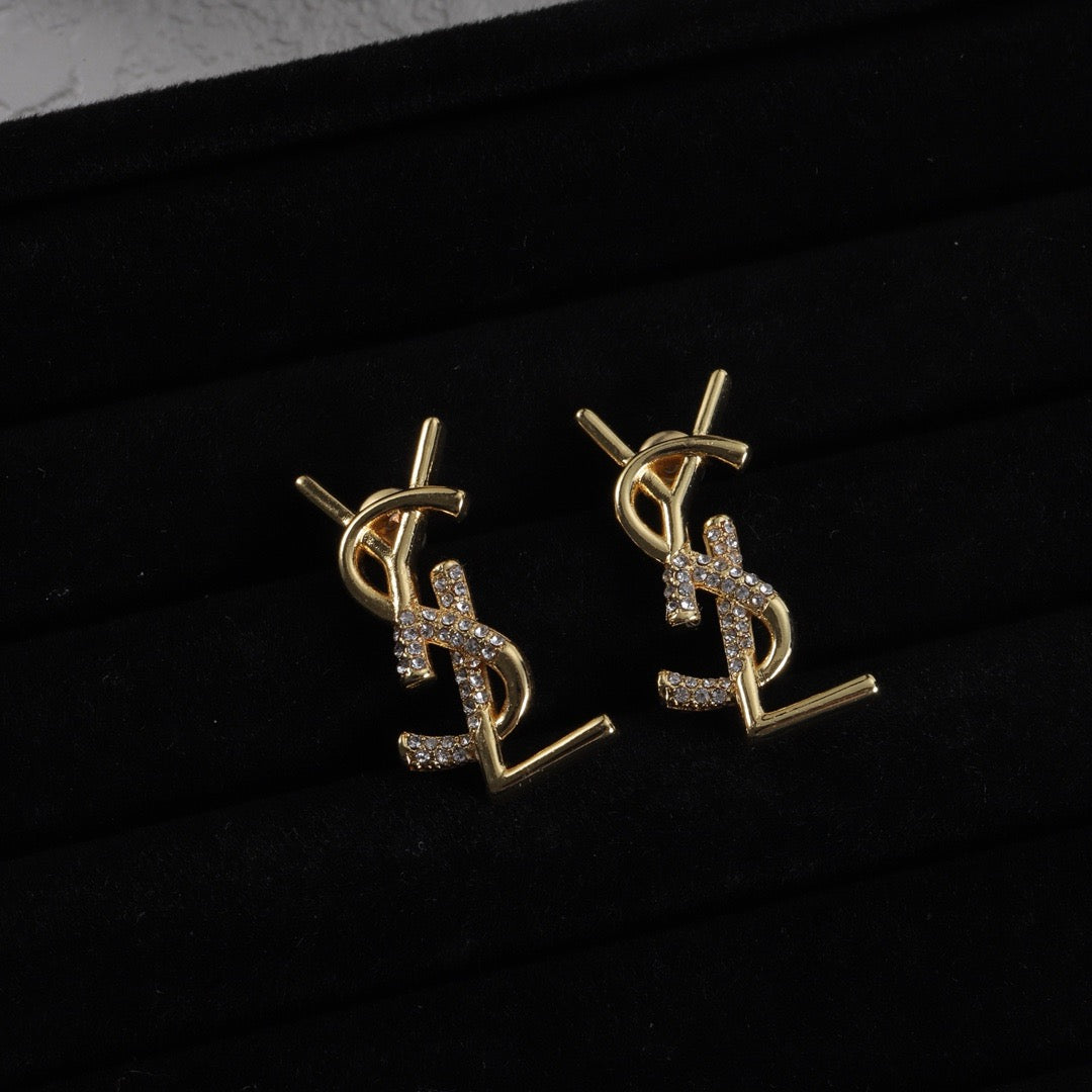 Y&L logo earrings