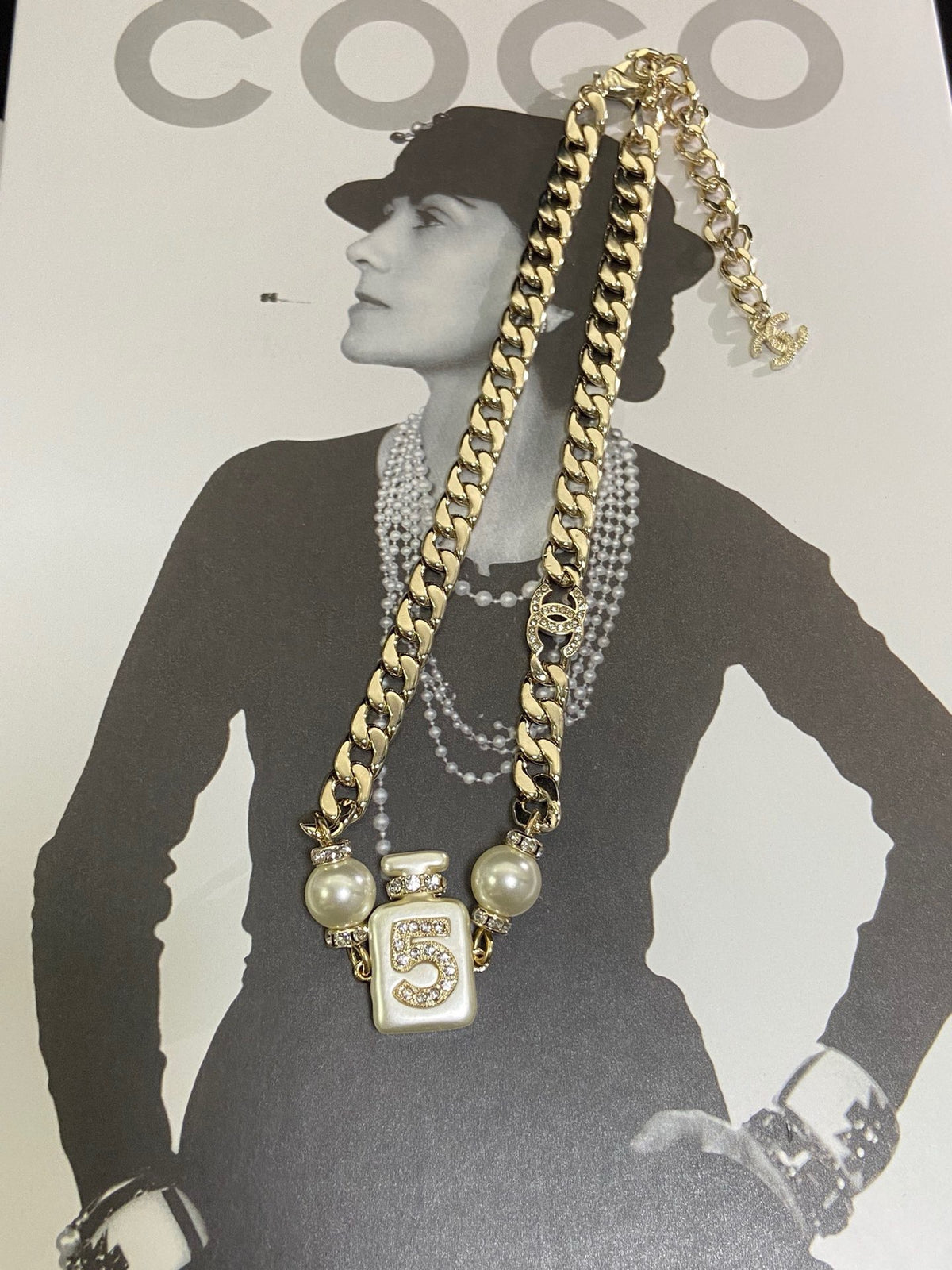 Cici N5 Perfume Box Jewelry Set