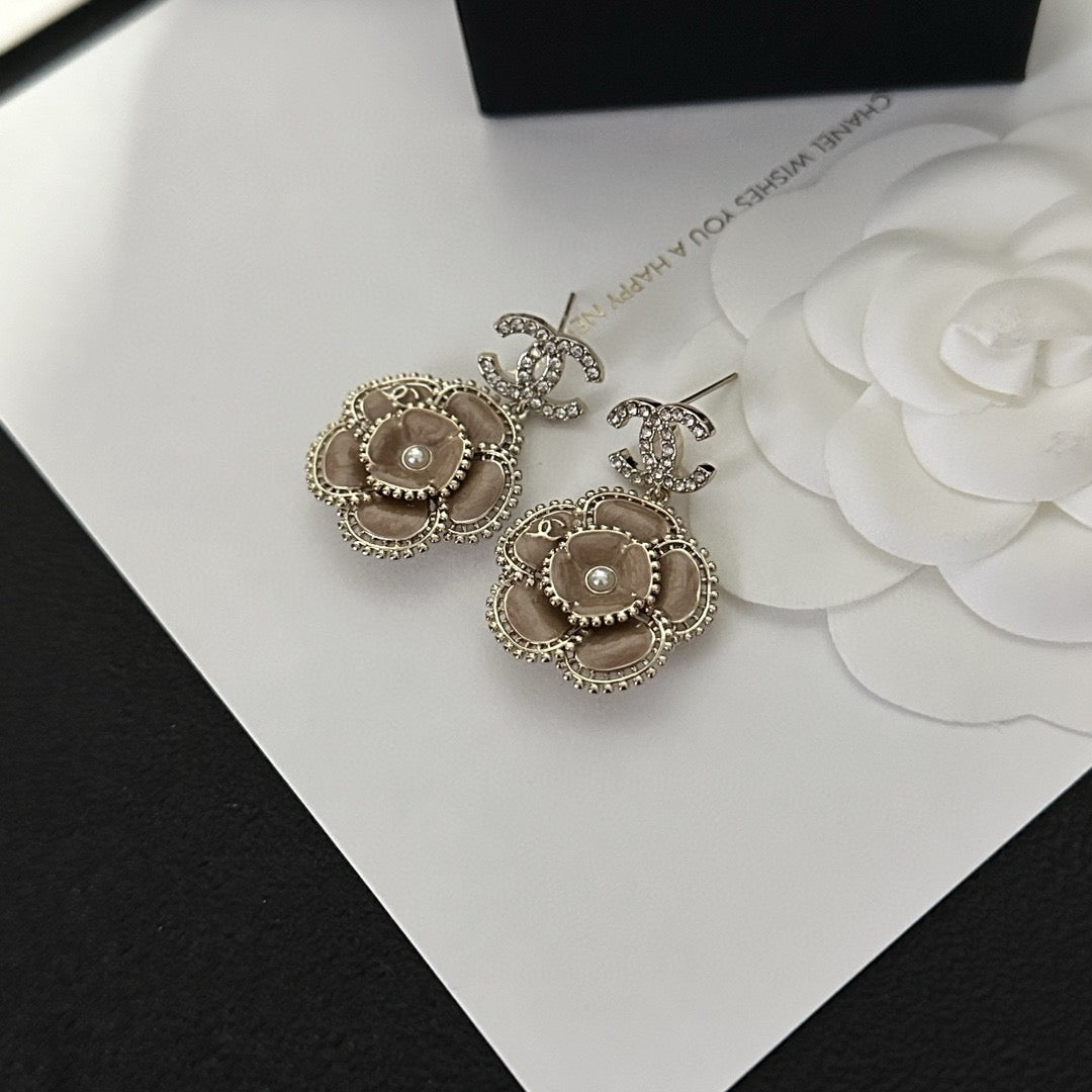 Cici Blush Blossom Earrings