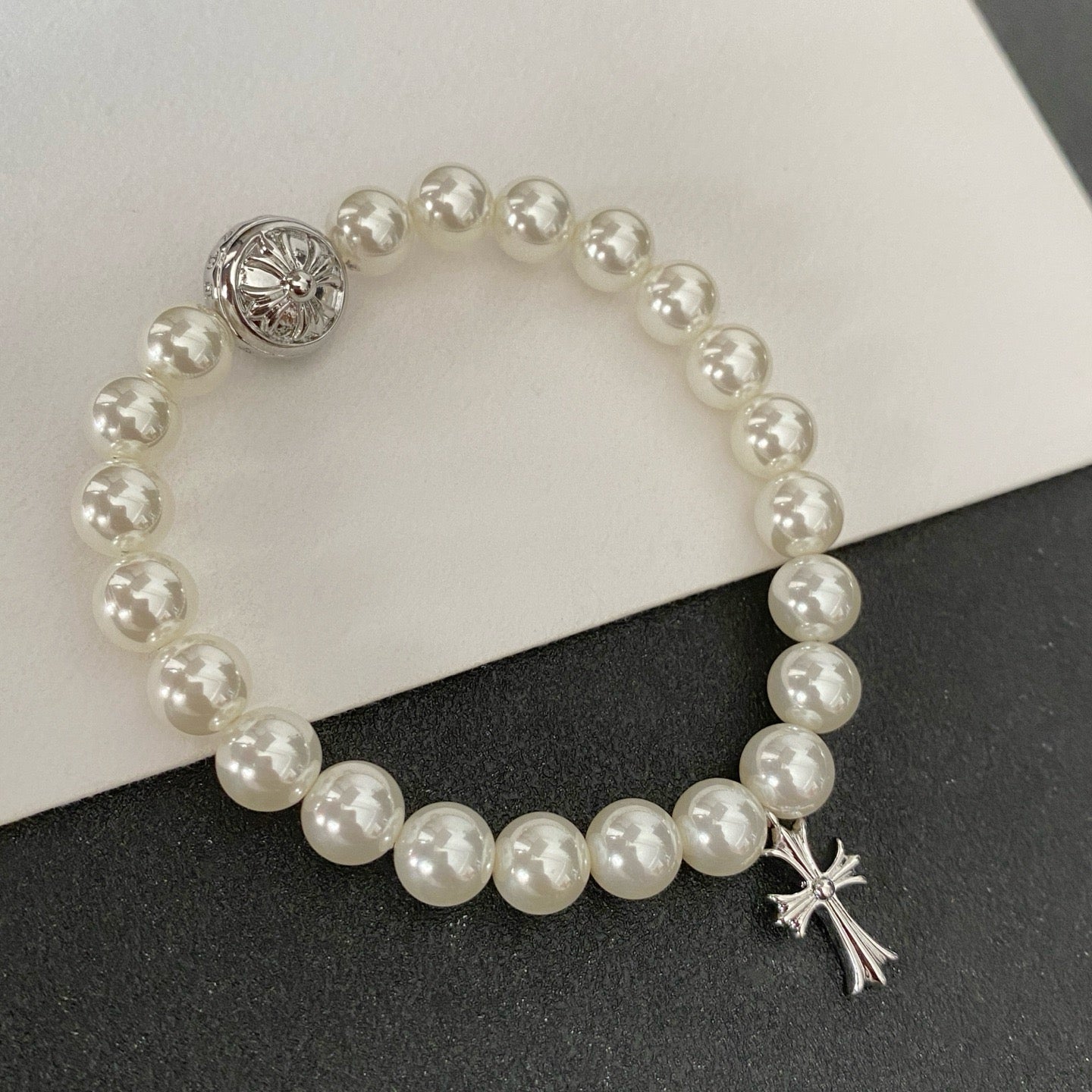 C&H Rebel Pearl Bracelet