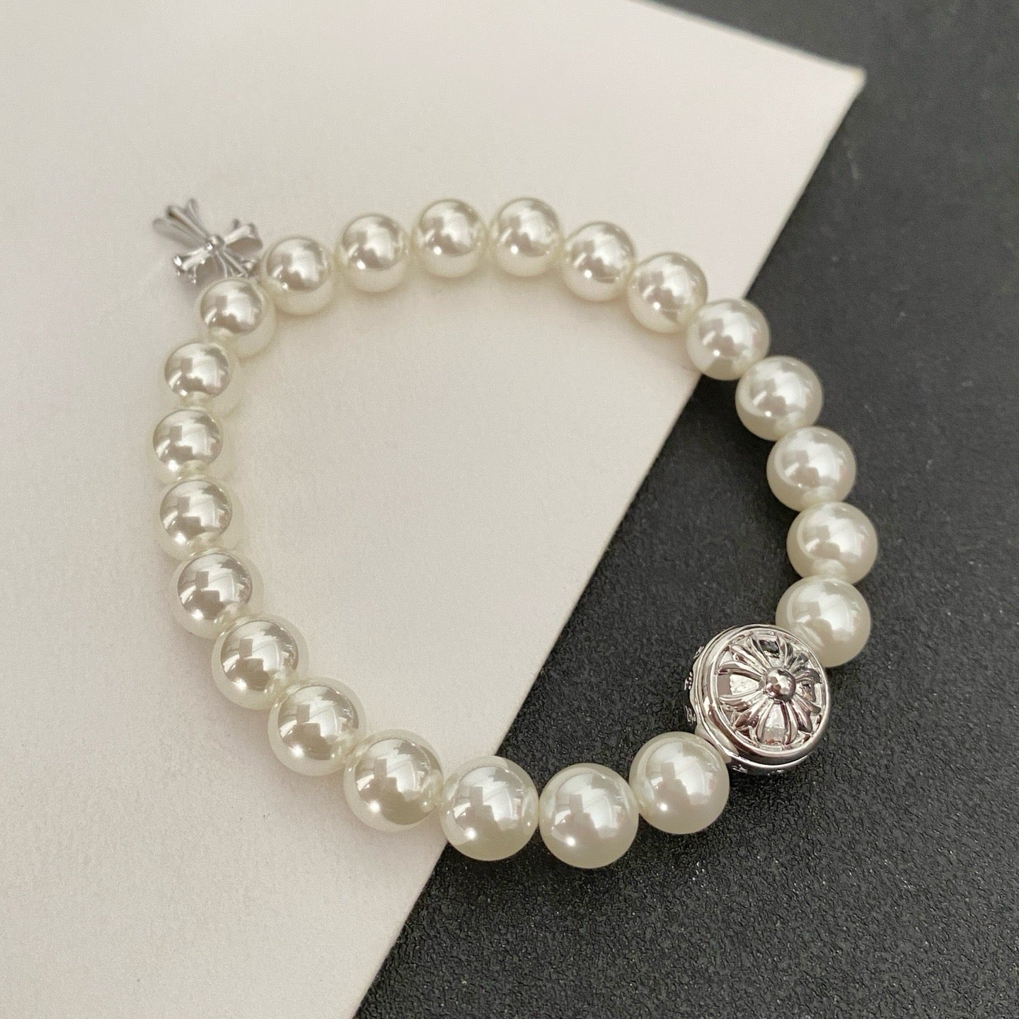 C&H Rebel Pearl Bracelet