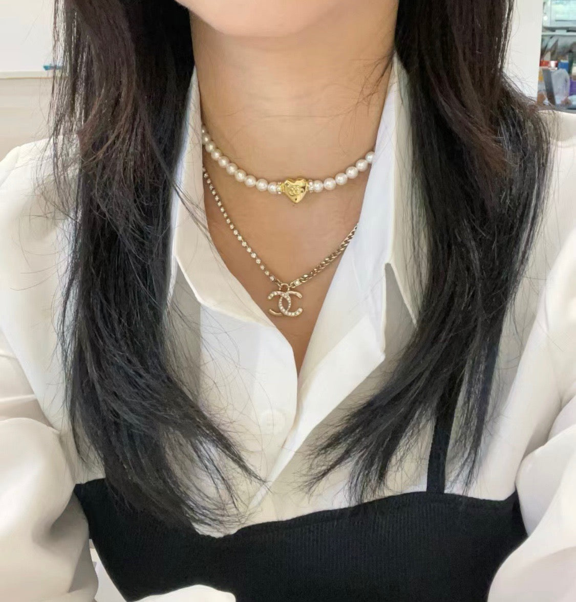 Carina crystal necklace