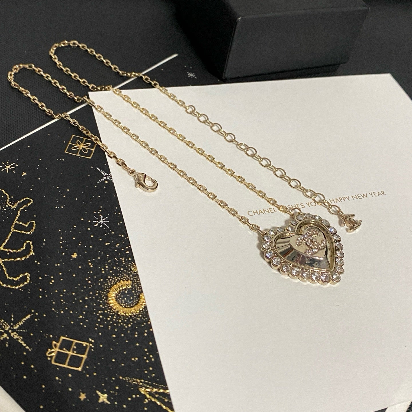 Coco golden heart necklace