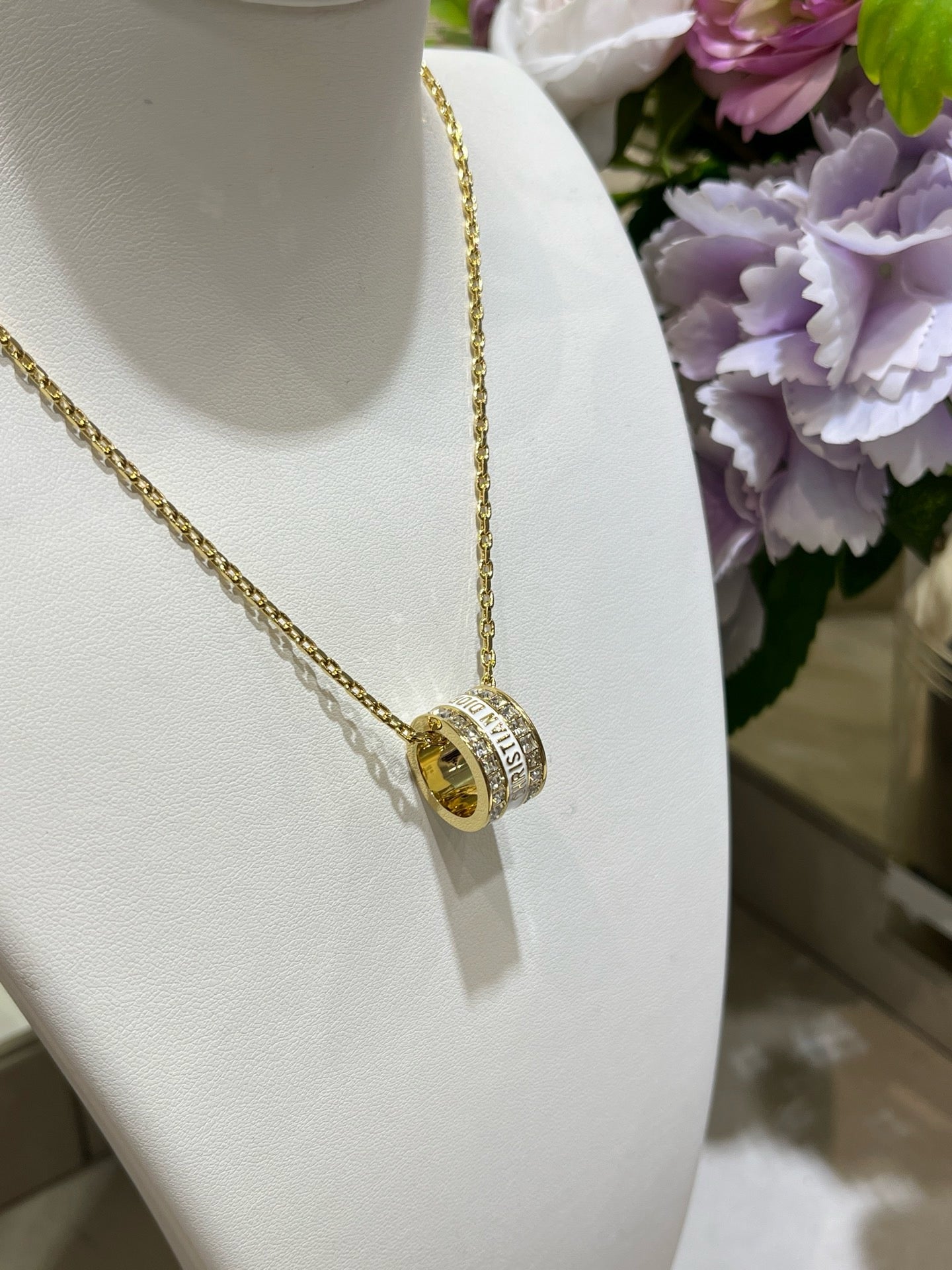 Cindy D Emblem necklace