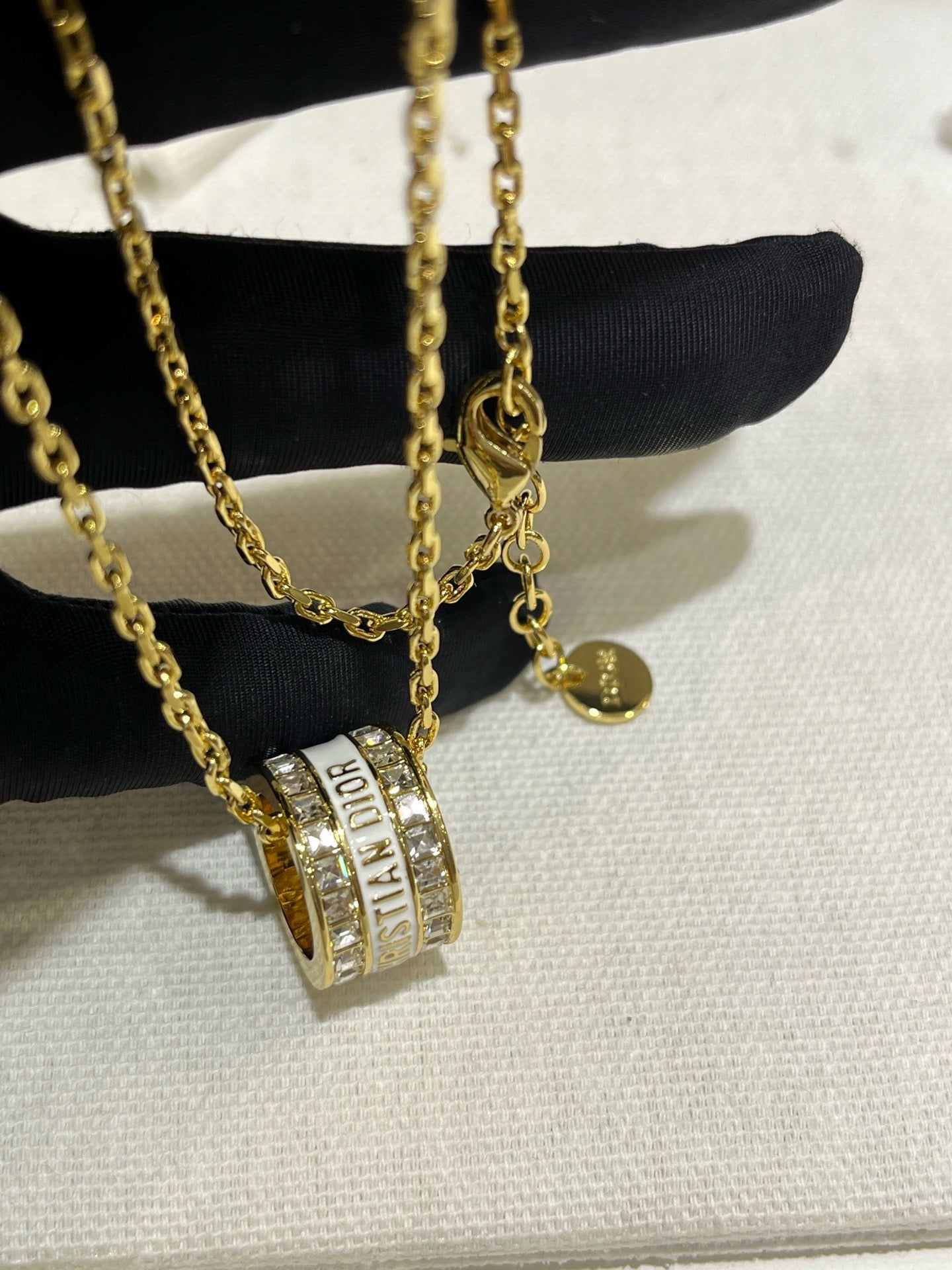 Cindy D Emblem necklace