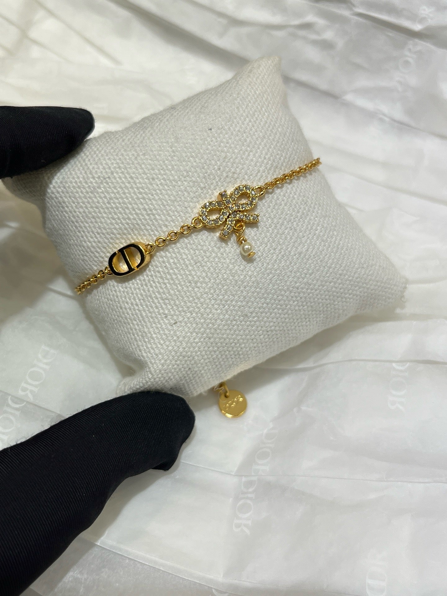 Cindy D bow bracelet