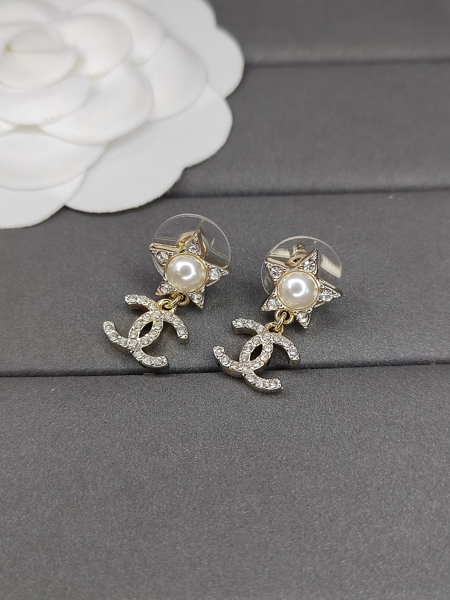 Coco crystal star earrings