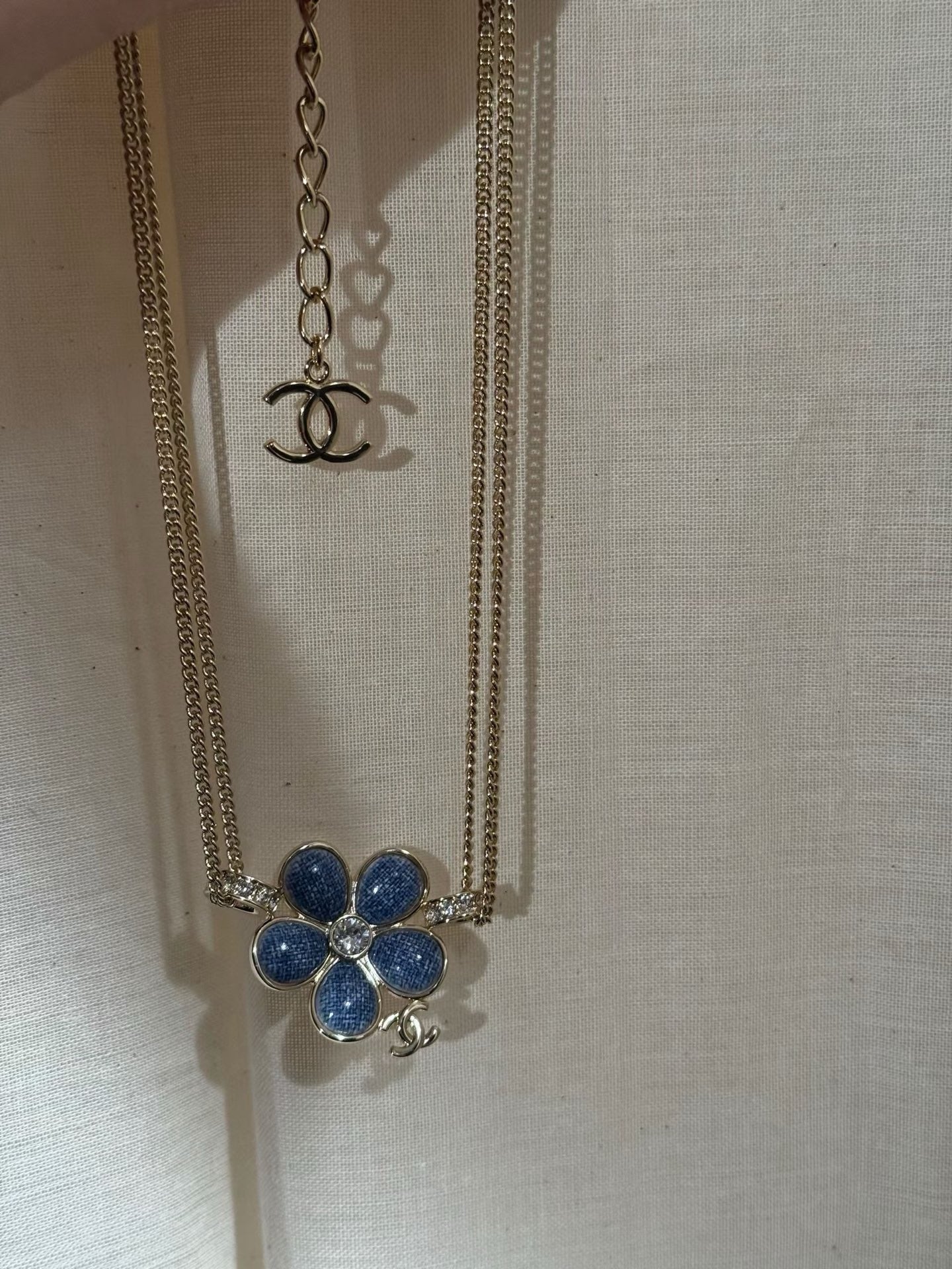 Coco Blue Floral Necklace