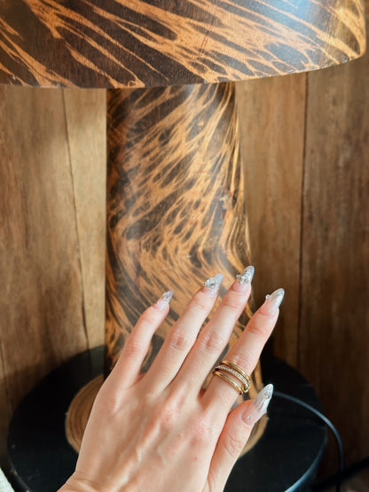 Tiyana two tone ring