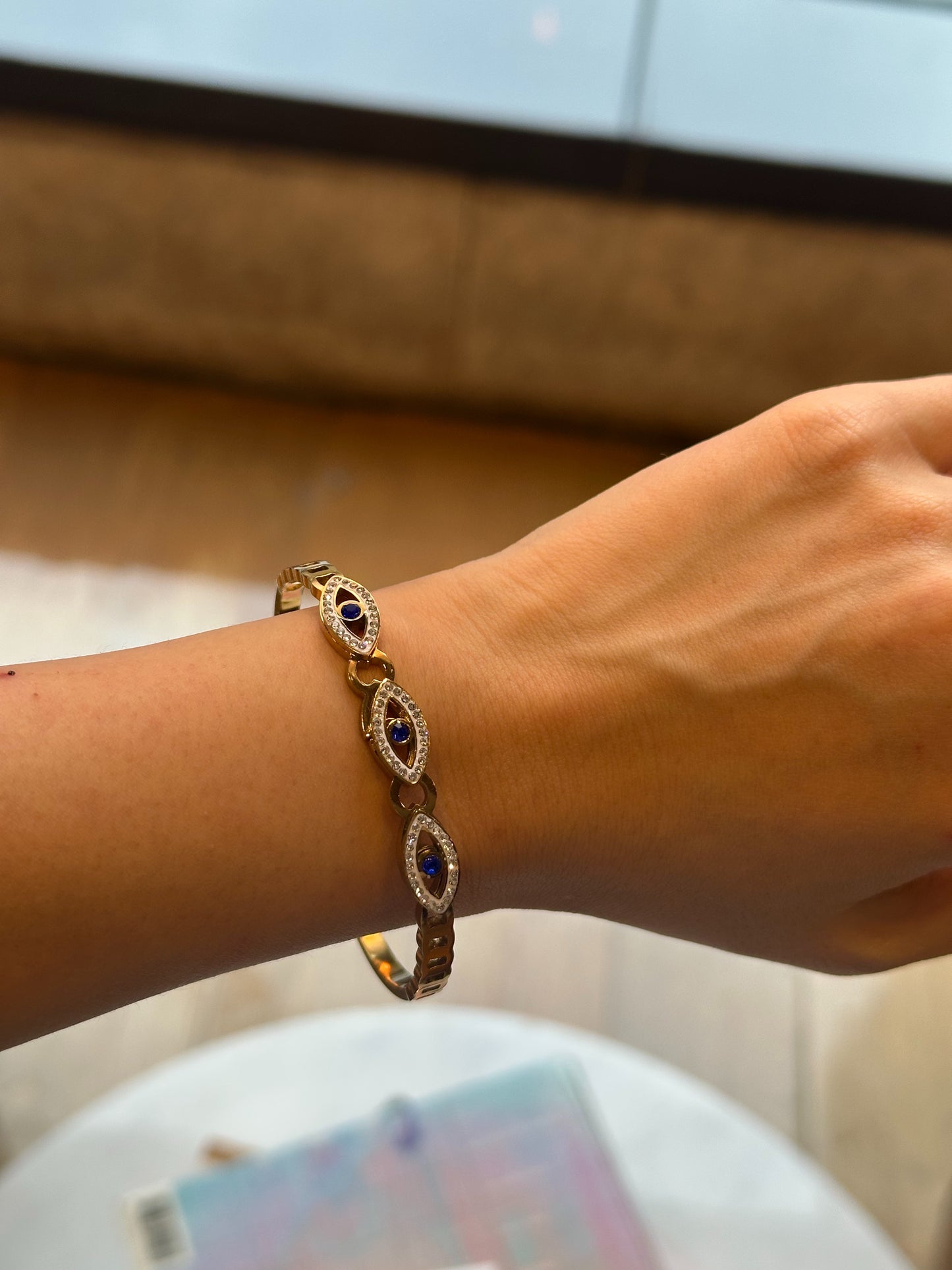 Triple Evil Eye Bracelet