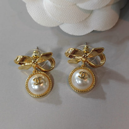 CC Bow Royal Earrings