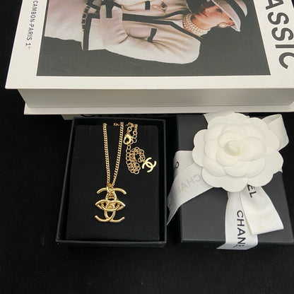Double CC Necklace
