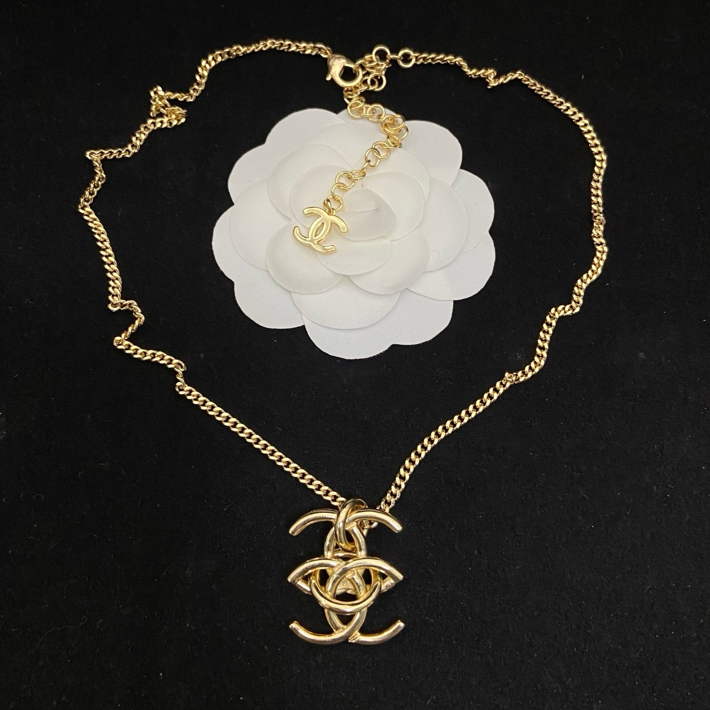 Double CC Necklace