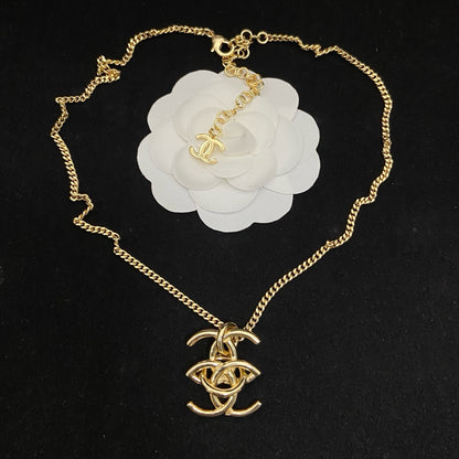 Double CC Necklace