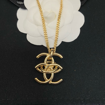 Double CC Necklace