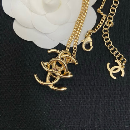 Double CC Necklace