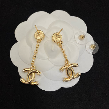 CC Drop Earrings