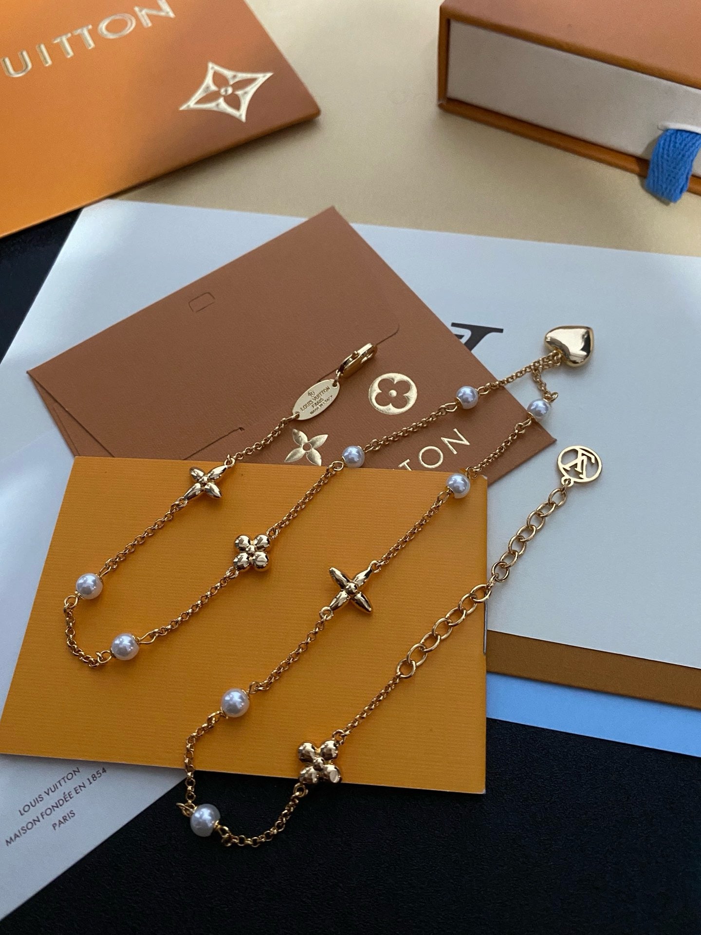 Luvi Golden heart  necklace