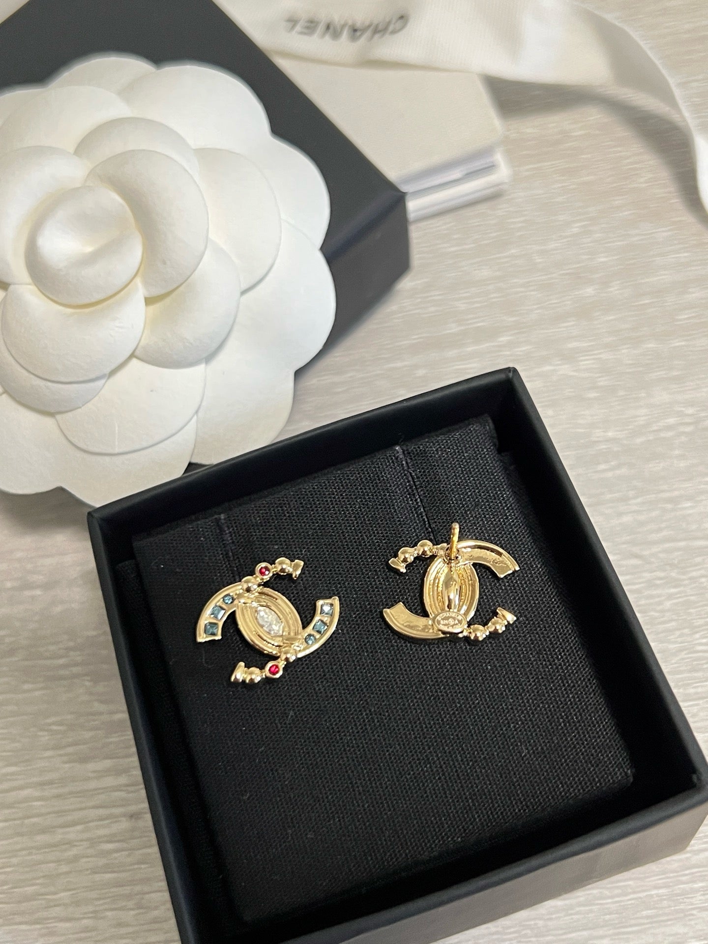 CC Colorful Crystal Earrings