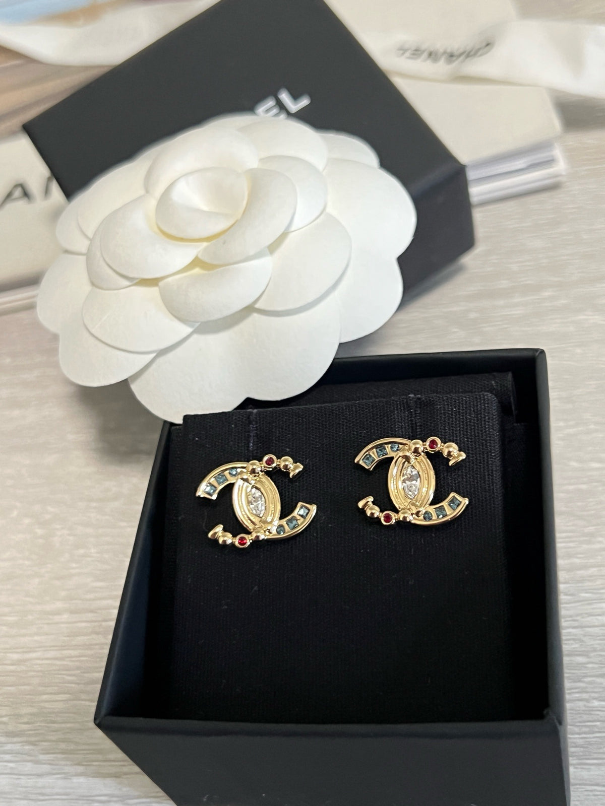 CC Colorful Crystal Earrings