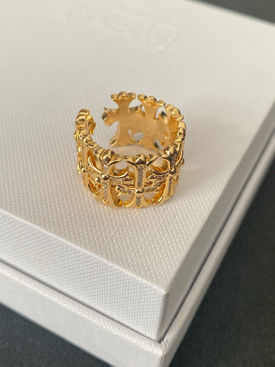 Cross Open Ring