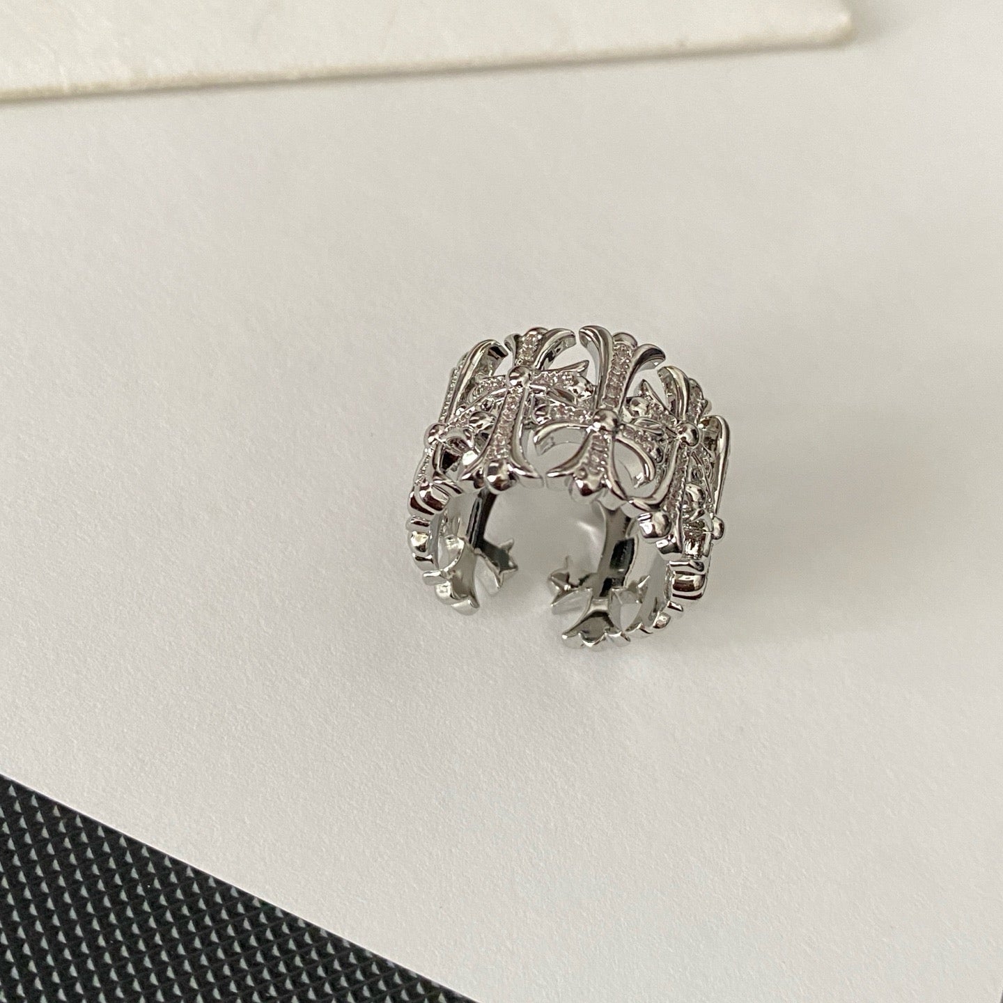 Cross Open Ring