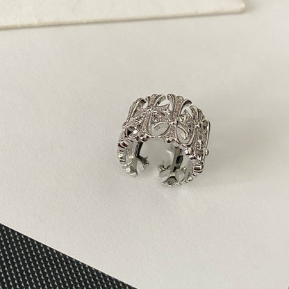 Cross Open Ring