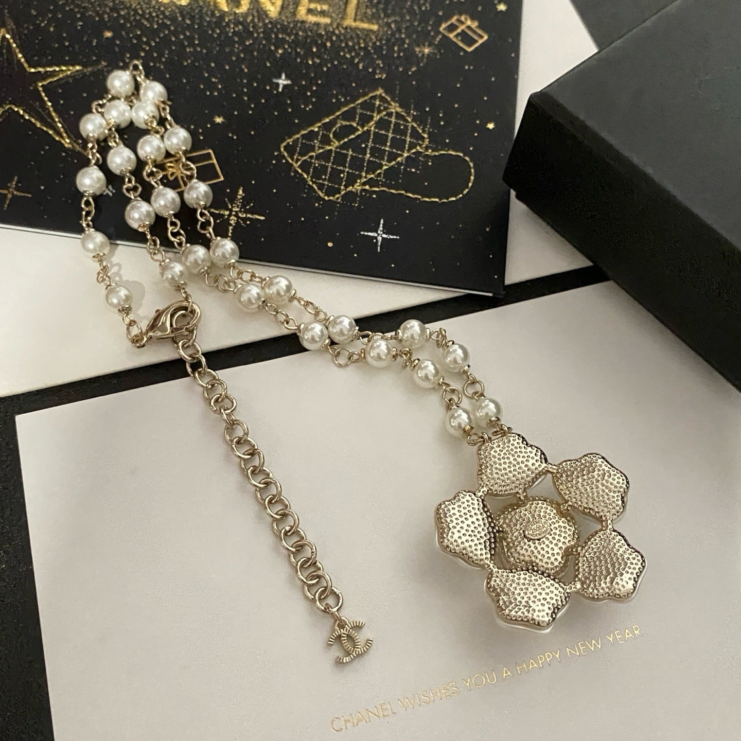CC Futurist Blossom Long Necklace