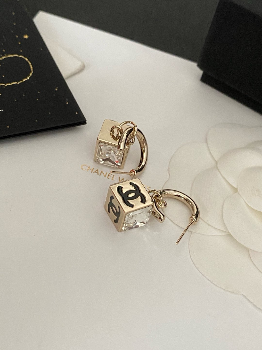 Coco dice earrings