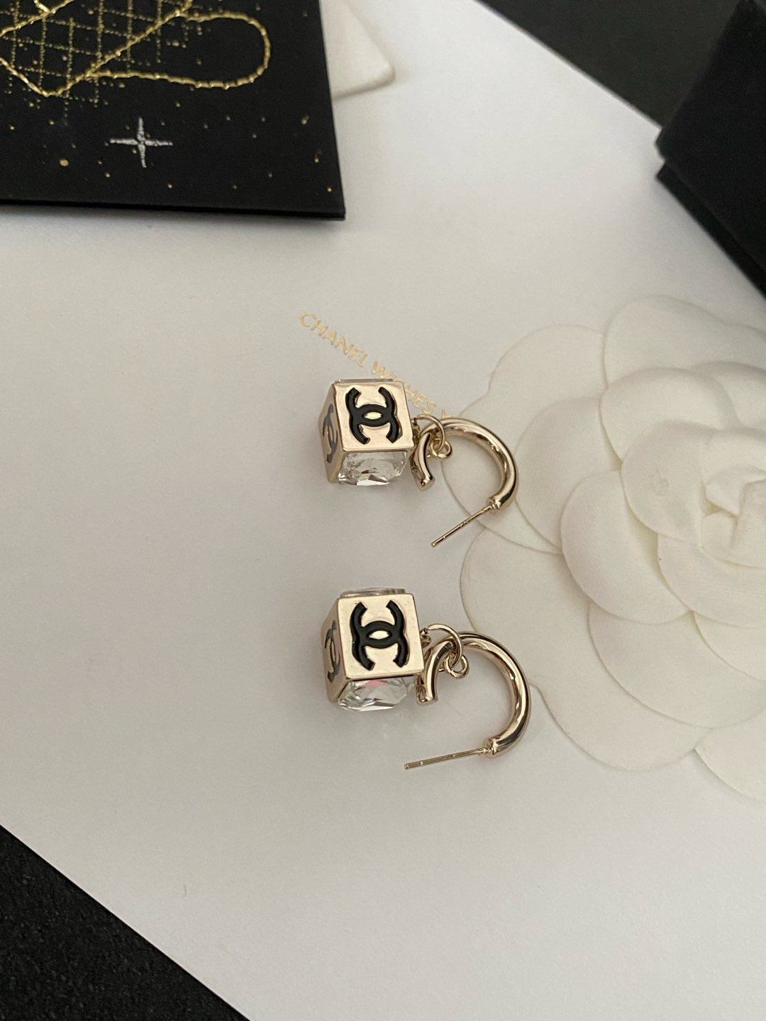 Coco dice earrings