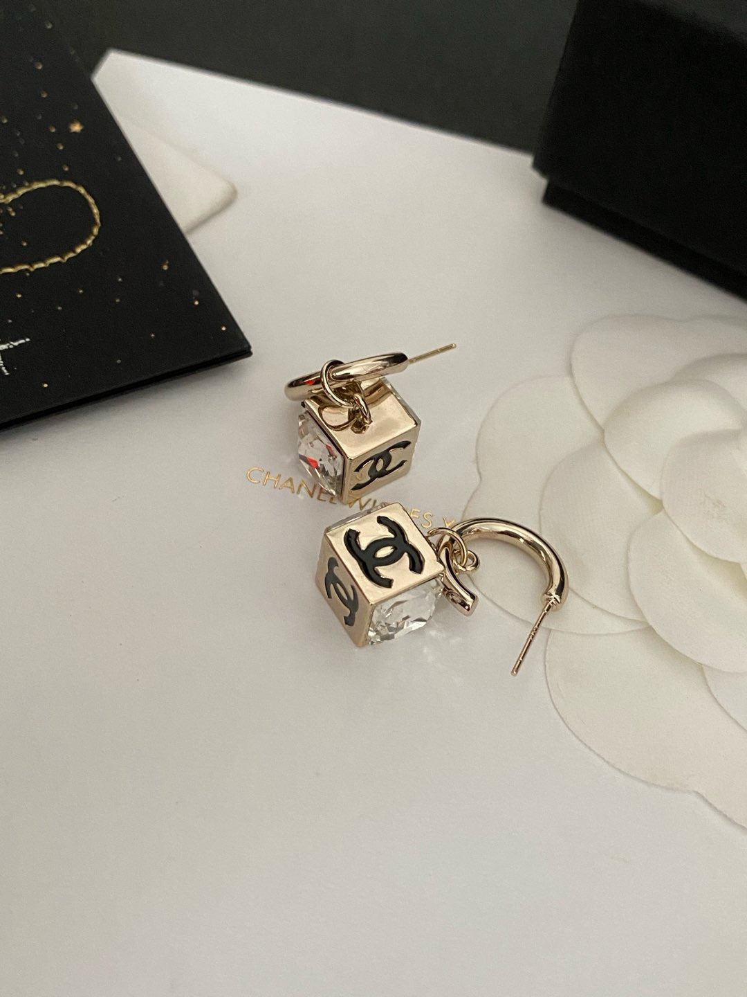 Coco dice earrings