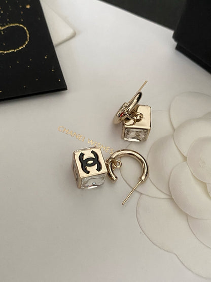 Coco dice earrings