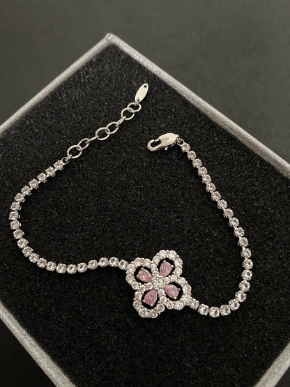 Clover & Crystal Bracelet