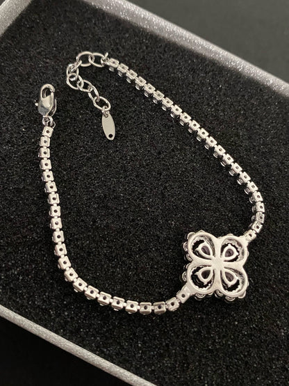 Clover & Crystal Bracelet