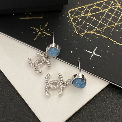 Coco Heart-Shaped Crystal Earrings