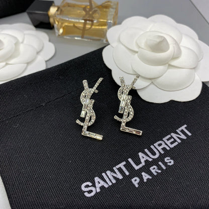 Yls logo earrings