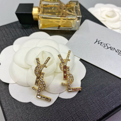 Yls logo earrings