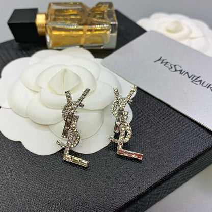 Yls logo earrings