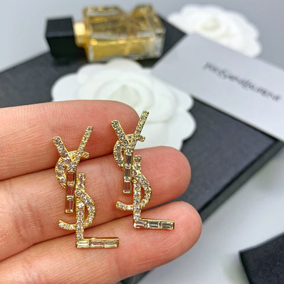 Yls logo earrings