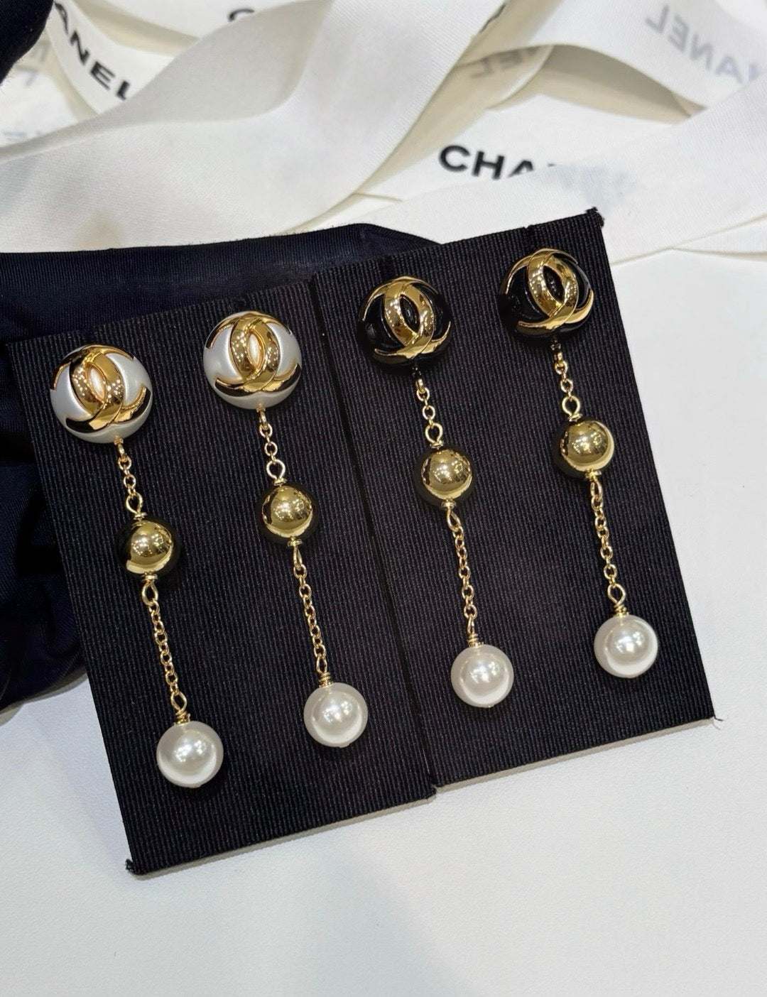 CC Drop Earrings