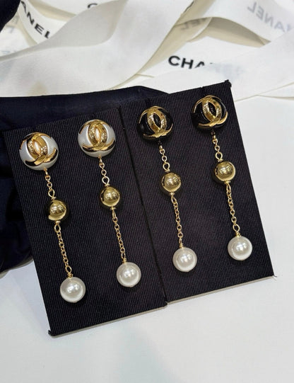 CC Drop Earrings