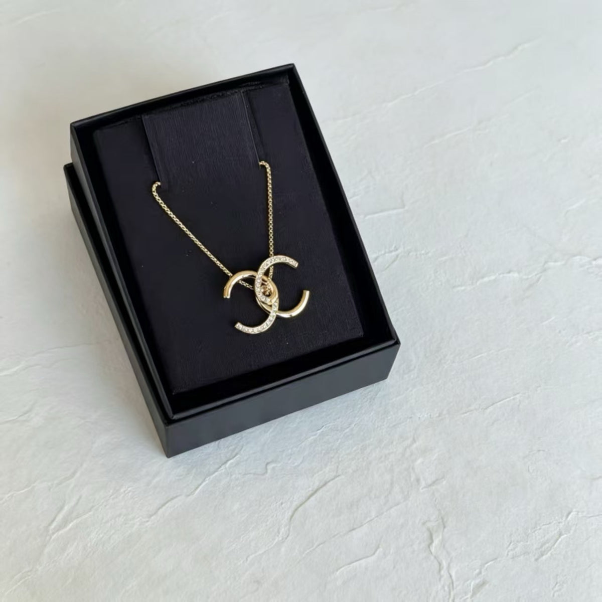 C Diamond Necklace