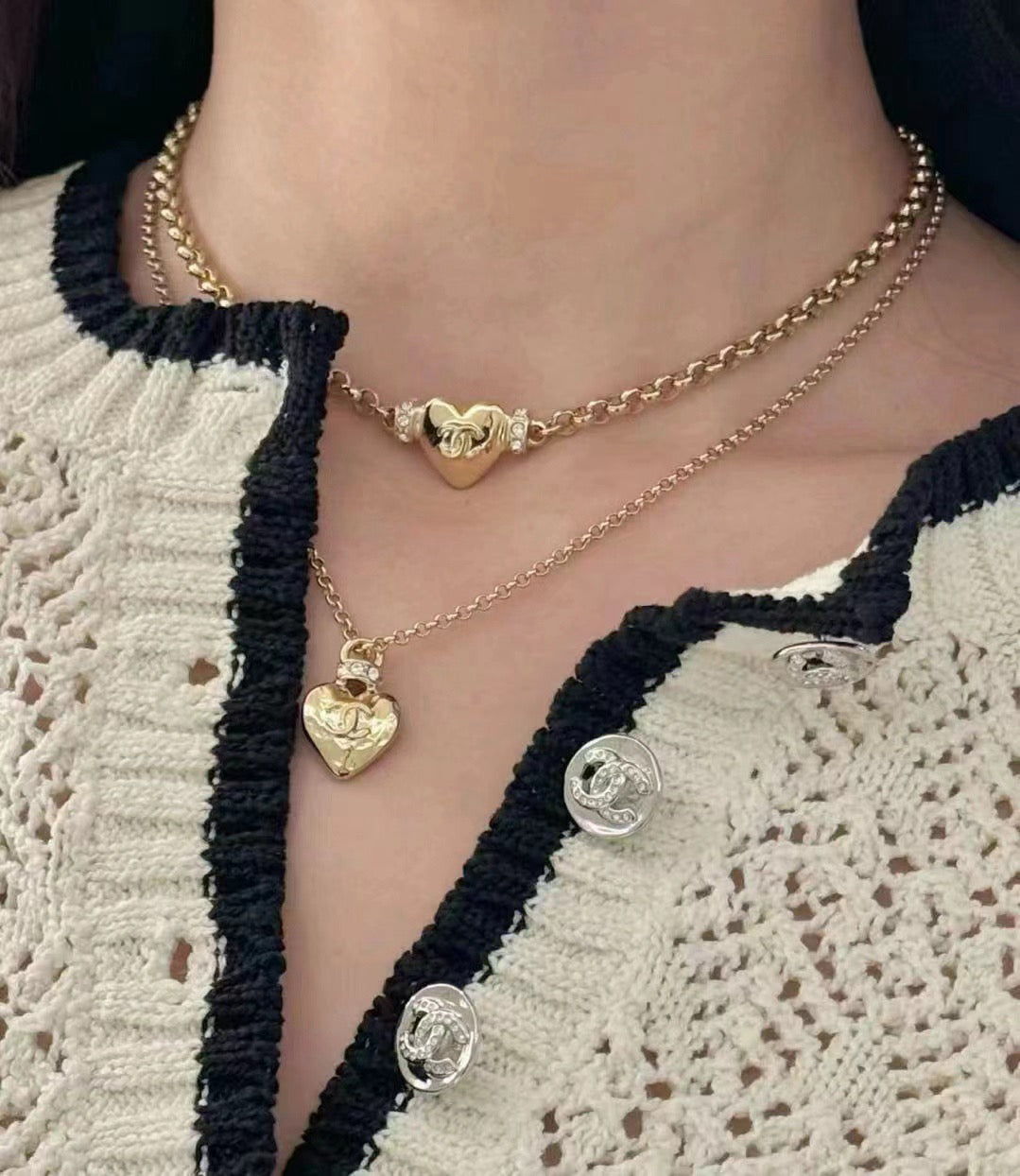 Cici Drama Heart Necklace