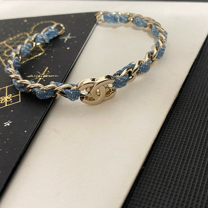 COCO Denim Blue Chain Bracelet 💙